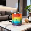 Mug Stainless Steel Resin Heat Preservation Technology-Themed Chip Design Coffee Beer Cup Lightweight Portable Tech Fan Gift Mug