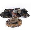 Summer Mesh Fisherman Hat Wide Brim Foldable Sunshade Beach Bucket Hat Breathable Windproof Hunting Fishing Outdoor Sun Hat