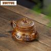 250ml Yixing Purple Clay Teapots Handmade Pagoda Pot Raw Ore Wood-fired Porcelain Mud Tea Maker Kettle With Infuser Zisha Teaset