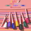 18 colori eyeliner liquido ad asciugatura rapida impermeabile eyeliner a lunga tenuta ombretto sistema di colori misti eyeliner penne per trucco occhi glamour