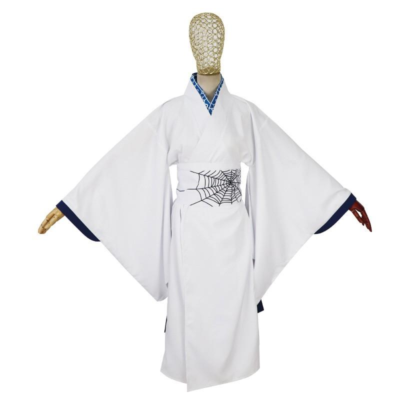 Demon Slayer Cosplay Costume Spider Family Kimono Set Anime Role Play Outfit