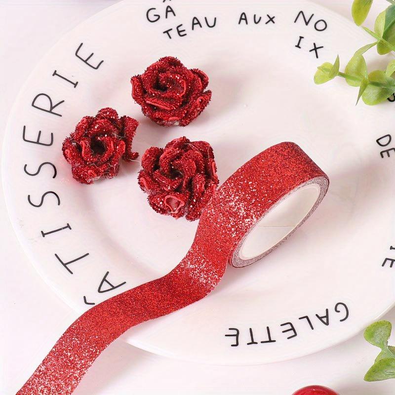 15MM * 5M/Rolle Lebendiges Klebeband | Hochwertiger Dekorativer Klebstoff für DIY-Bastelarbeiten, Geschenkverpackung, Planer und Scrapbooking