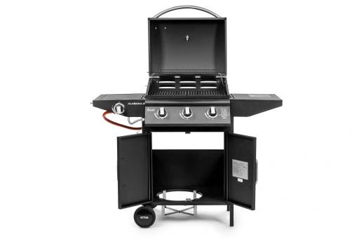 Grill Gazowy Alabama Iii 3+1 Żeliwny Ruszt + Pokrowiec 19789Gd Activa