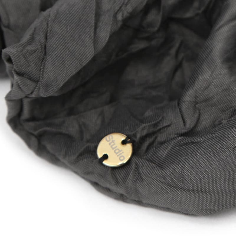 UNDERCONTROL STUDIO SCRUNCHIE / JEWEL / cr/ SHINY CHARCOAL
