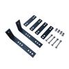 Car Awning Mounting Hardware Bracket Kit Universal Fit , Black Professional for Outdoor Camping
