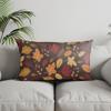 Home Decor Autumn Maple Leaf Pattern Pillow Suitable For Sofa Bedroom Car Pillow Cover Cushion Rectangular Back Cushion