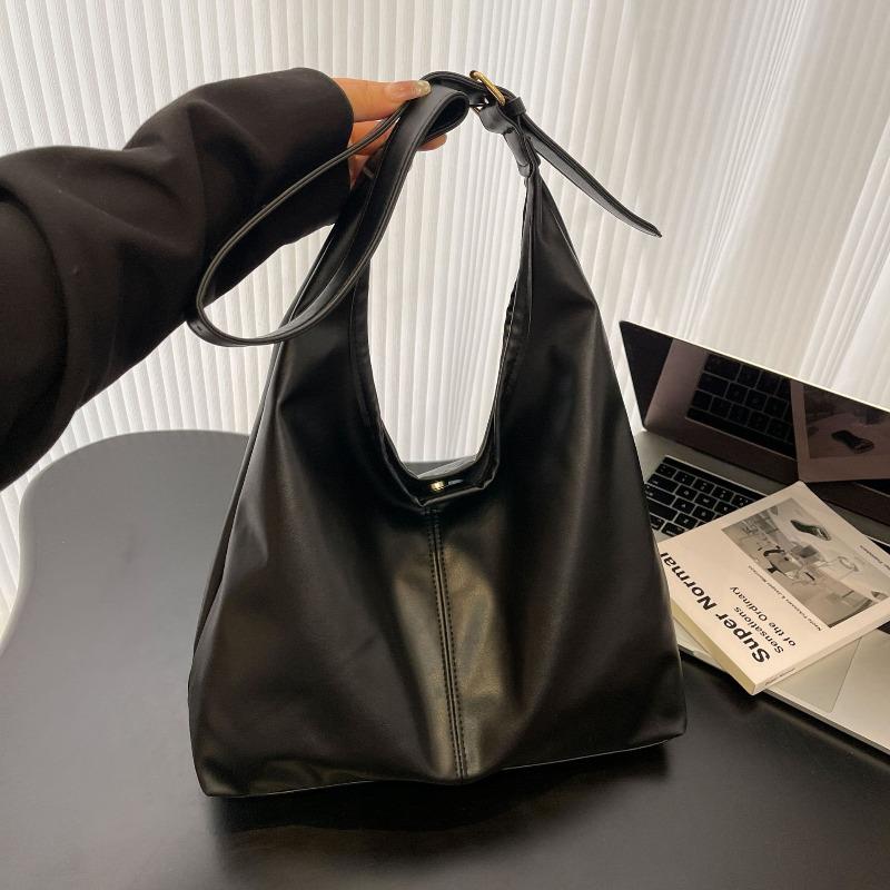 Large capacity bag women's autumn new fashion shoulder bag simple fashion large capacity commuter tote bag women