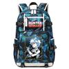 Hunter Anime School Bag Large Capacity Lightweight Student Backpack for Boys Girls Daily Use