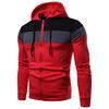 Hettegensere Menn Casual Utendørs Sport Fleecejakke Herre Glidelås Hettegenser Sweatshirts Hettejakke Sportsjakke
