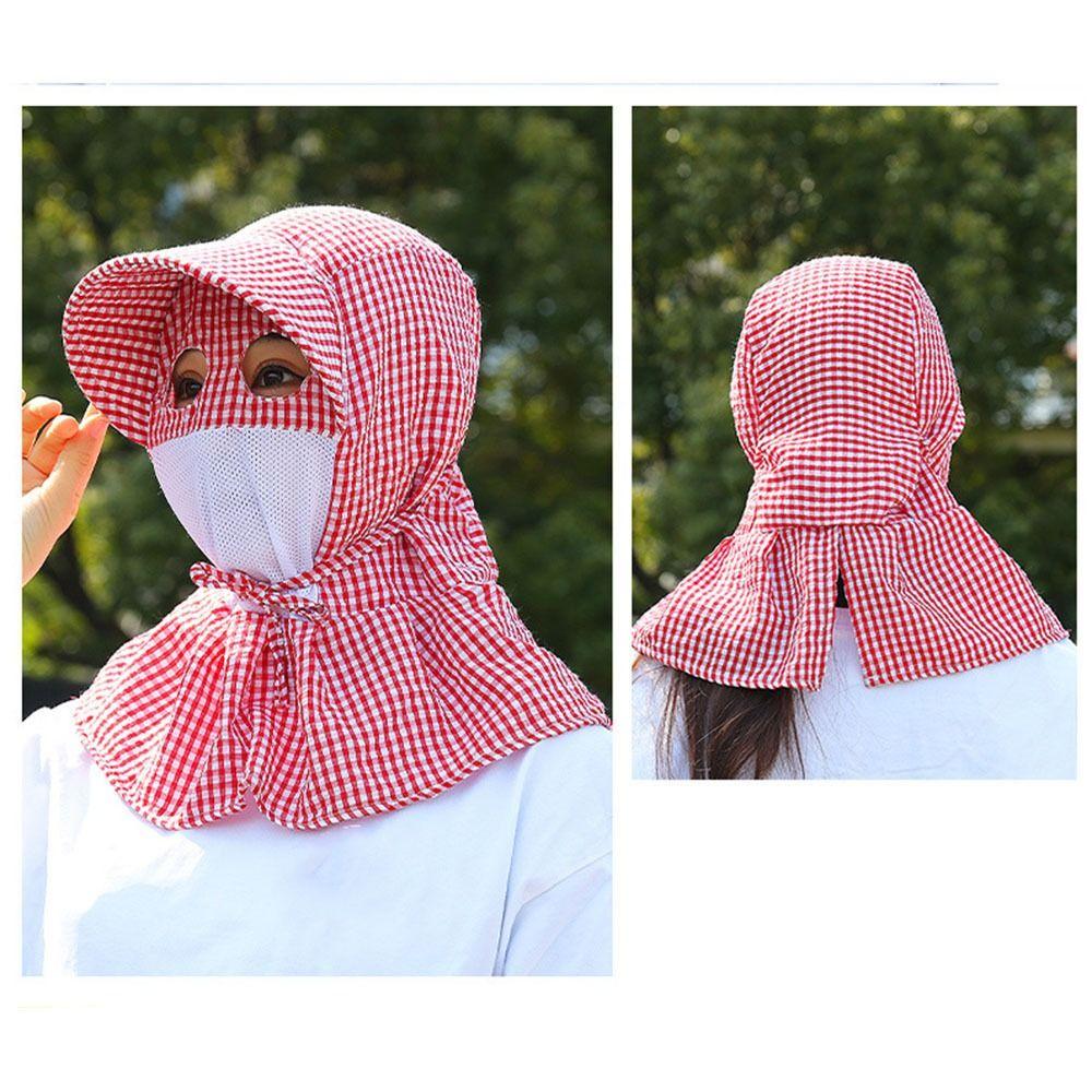 Breathable mesh Floral Tea Picking Cap Anti-UV Wide Brim Sunscreen Hat Summer Season