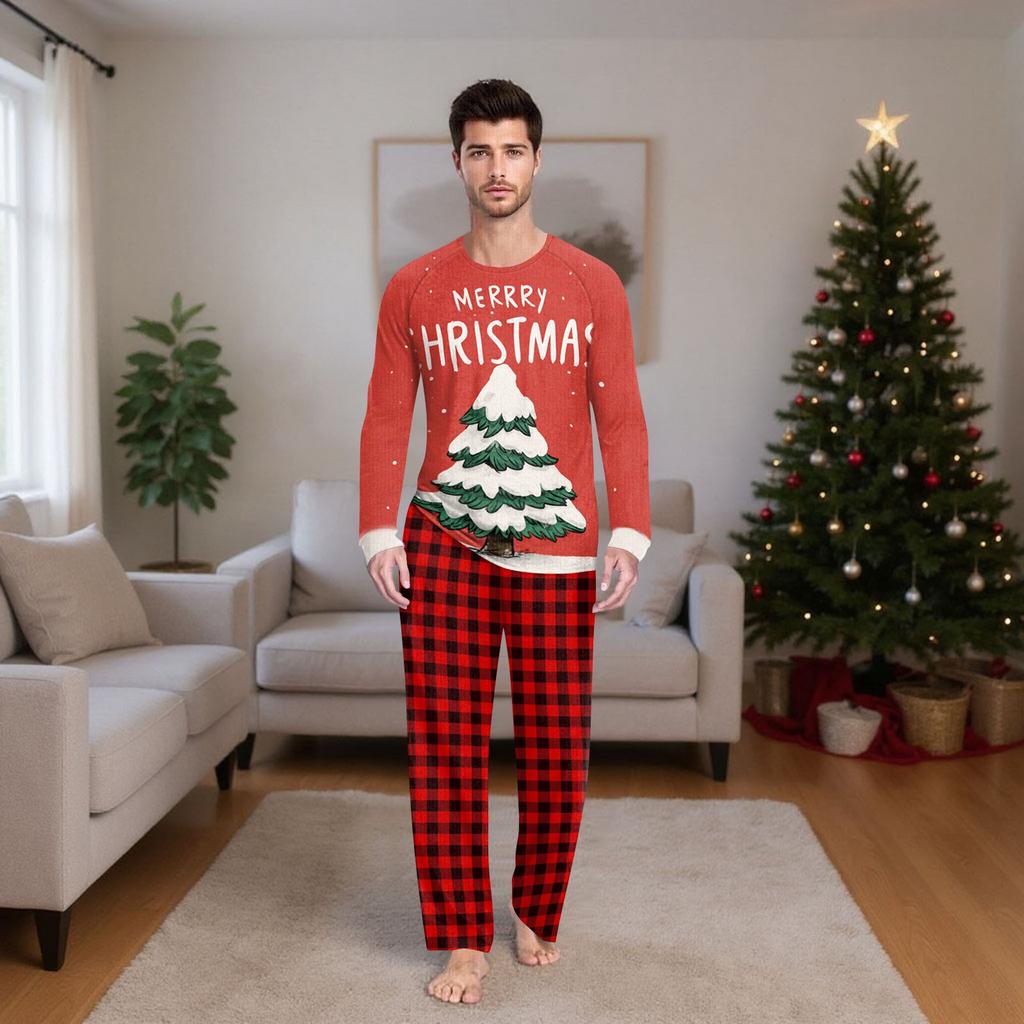 Passende Familiensets mit Weihnachtsmotiven, Langarmshirts und Hosen