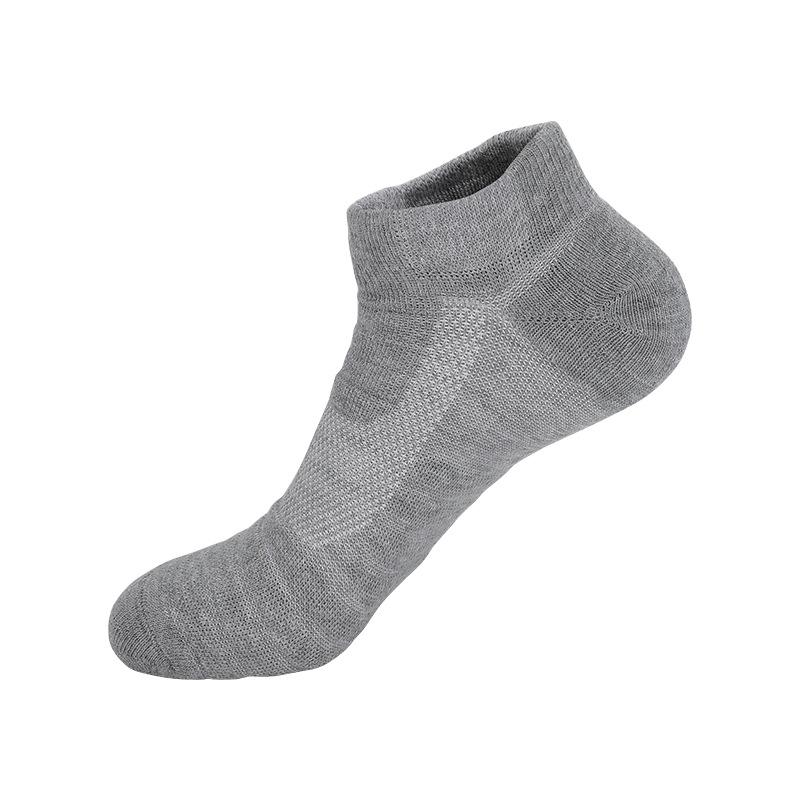 

Men s and Women s Mid-Calf Cotton Running Socks - Shock-Absorbing Sport Socks for Summer сірий колір