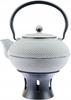 Cast Iron Kettle Tea Pot 1.5L Set Of 4 Cups Cast Iron Warmer