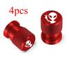 4pcs Alien Car Wheel Tire Valve Cap Stem Air Cover Car Styling Truck Car Motorbike Bike Accessorie