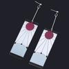 Trompete Tropfenohrringe Anime Acryl Dämonentöter Klinge des Geistes Ohrringe