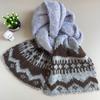 2025 Women's Cute Fair Isle Knit Scarf - Versatile Winter Warmth for Students & Couples