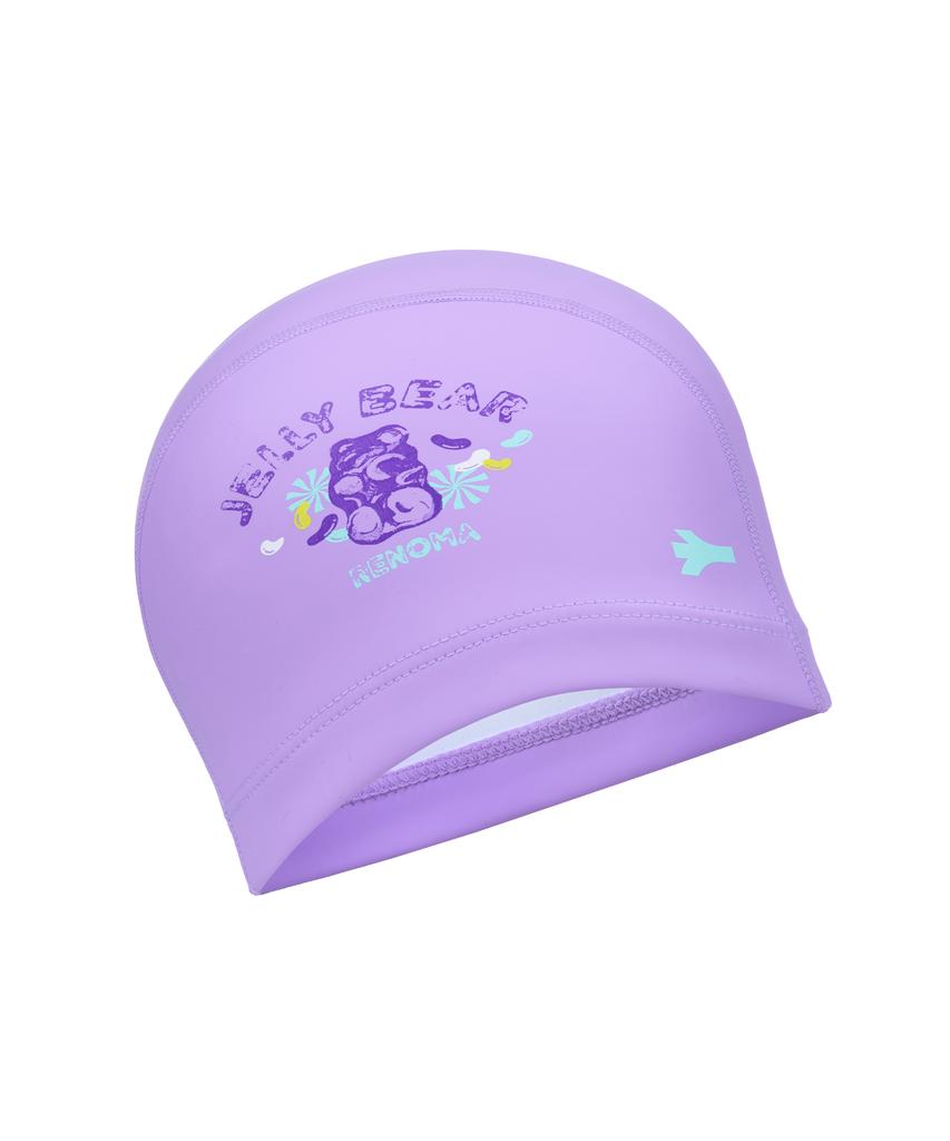 Lenomasuyeongbog Adult Jelly Bear Pu Swim Cap Lavender Ro-Rc2F712-Lv