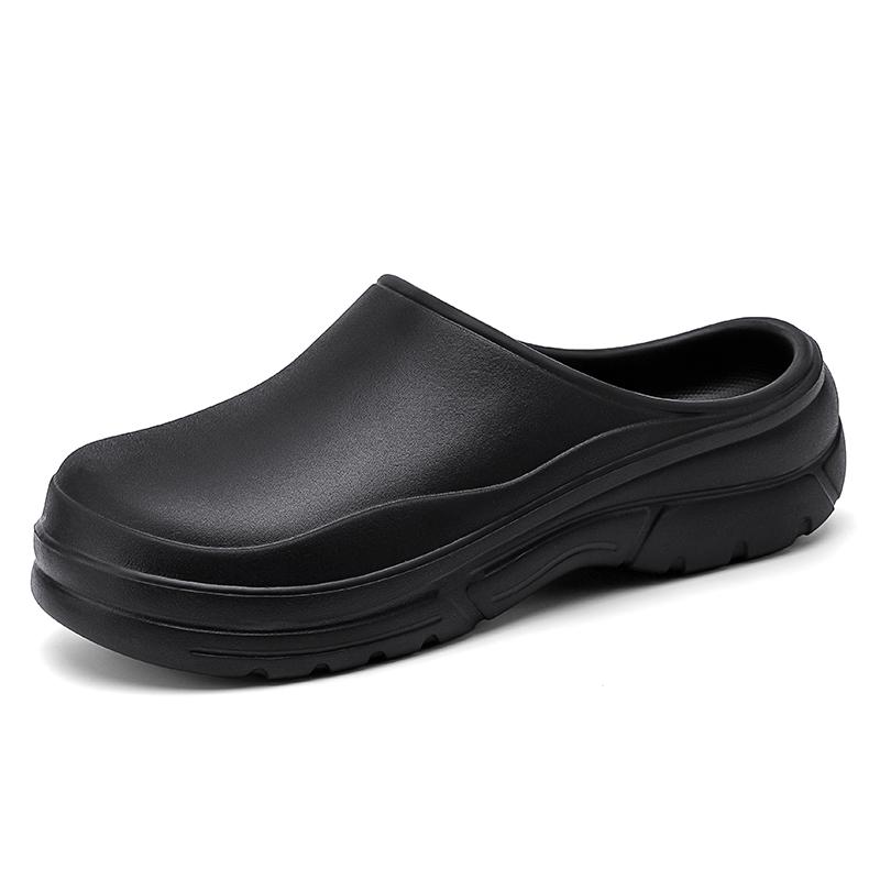 Women Men Chef Shoes Anti Slip Kitchen Work Clogs Garden Slippers Lightweight Waterproof Comfort Shoes 35 To 46