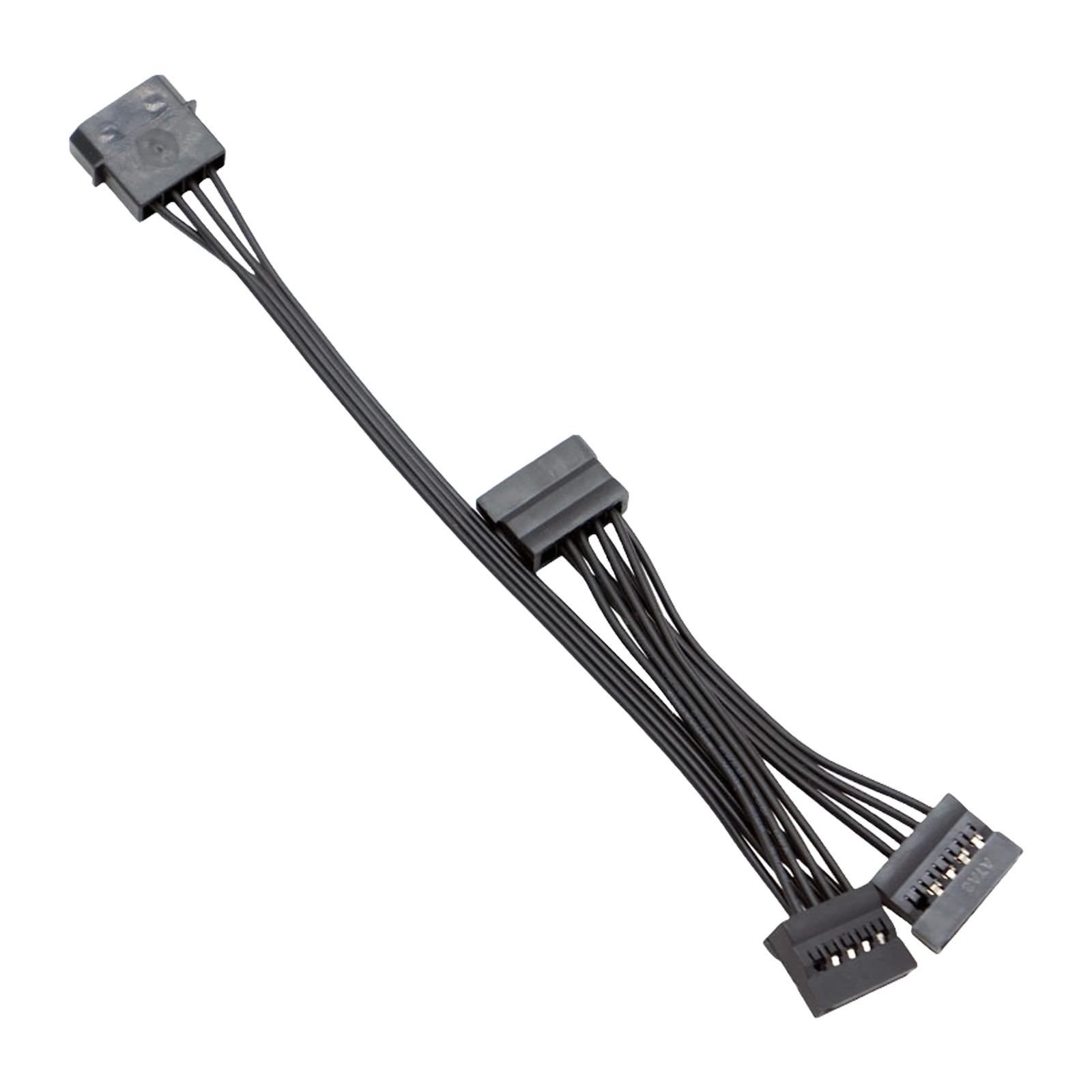 

3/4/5/6 портовый 4-контактный IDE к 15-контактному SATA кабель питания шнур провод 18AWG для жесткого диска ПК сервер простая установка A