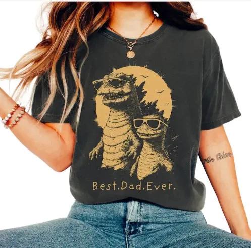 Best Dad Ever Shirt Fathers Day Gift Funny Dad Tee Matching Family Shirt XL