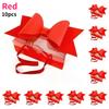 10Pack Elegant Fruit&Floral Flower Box/Gift Box with Bow Transparent DIY Handheld Flower Arrangement for Valentine'S Day Wedding