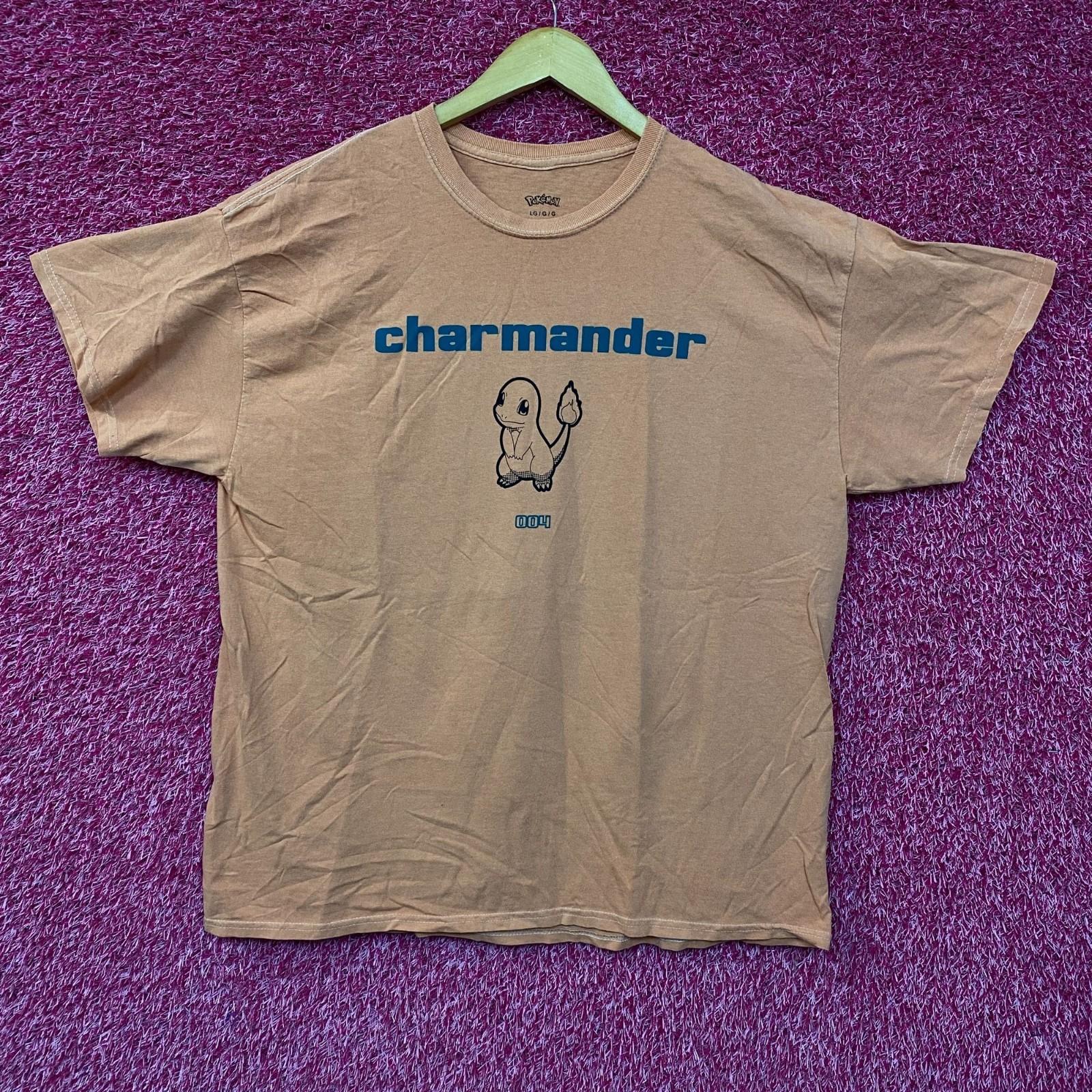 Charmander Evolutions Game Freak Pokemon Anime T-Shirt L XL