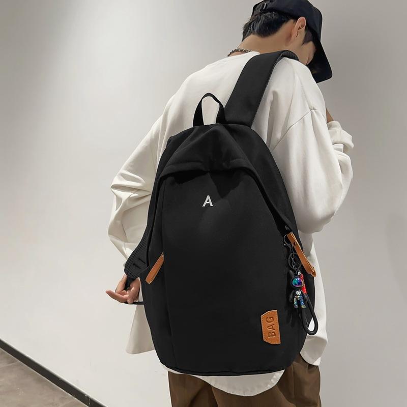 Backpack Men's Large Capacity Junior High School High School Student School Bag Japanese Casual Versatile New Travel Backpack Women