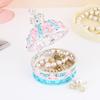 Crown Trinket Box Vintage Enameled Decorative Jewelry Box Zinc Alloy for Necklaces Bracelets