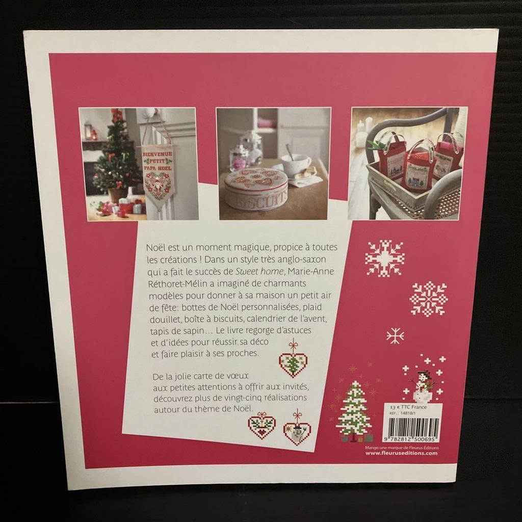 [USED] French Merry christmas cross stitch pattern collection