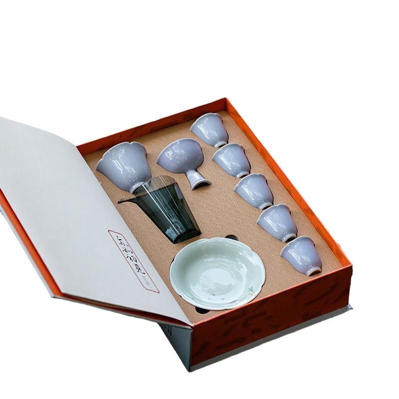 Hand-painted Ceramic Kung Fu Tea Set