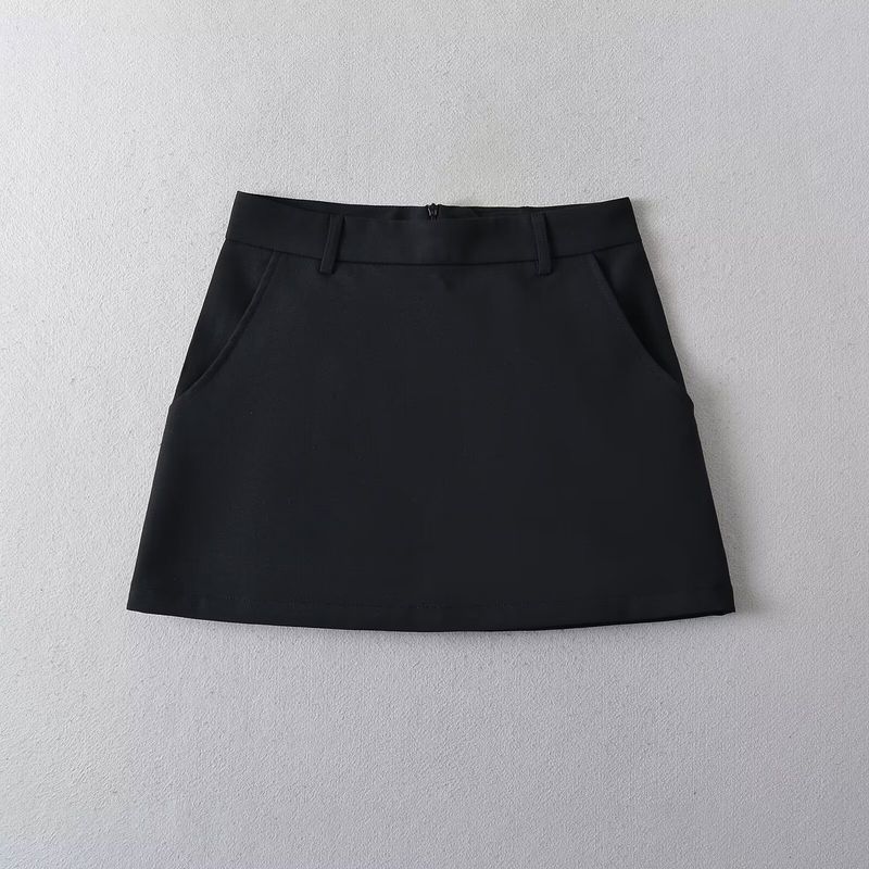 Fashion New Arrival Casual High Waist A- line Skirt Suit