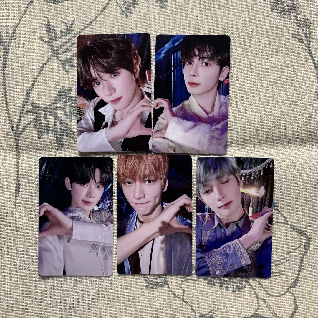 

[Б/У] TXT Членство 2024 MOA Опрос Торговые карты (5 карт)