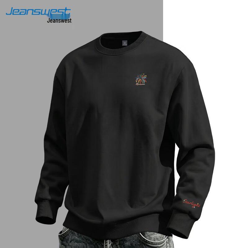 Jeanswest Men's Casual Long-Sleeve Sweatshirt