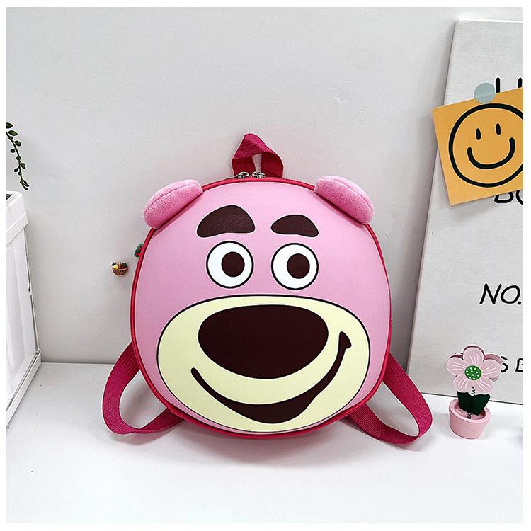 

Дитячий садок середнього та великого класу ранець мультфільм милий ведмідь хлопчик дівчинка легкий рюкзак дитяча початкова школа, рюкзак рожевий