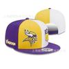 Unisex Embroidered Flat Brim Baseball Cap NFL Team Style Outdoor Sun Hat