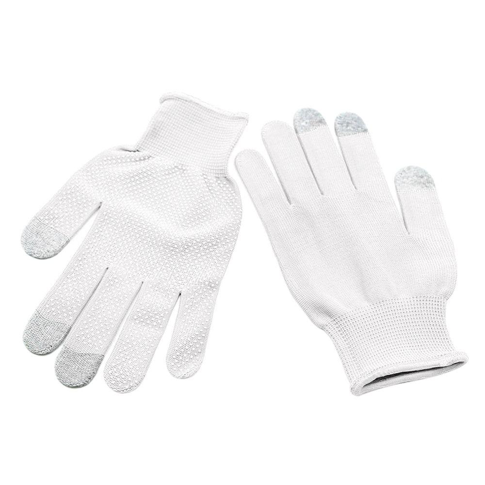 Durable Multicolor Work Safe Gloves Nylon Sport Supplies Touch Screen Glove Elasticity Anti-slip Ridding Gloves Ridding белый