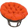 Round Hanging Chair Cushion Set: Thickened Cushion & Backrest for Swing/Basket Chairs