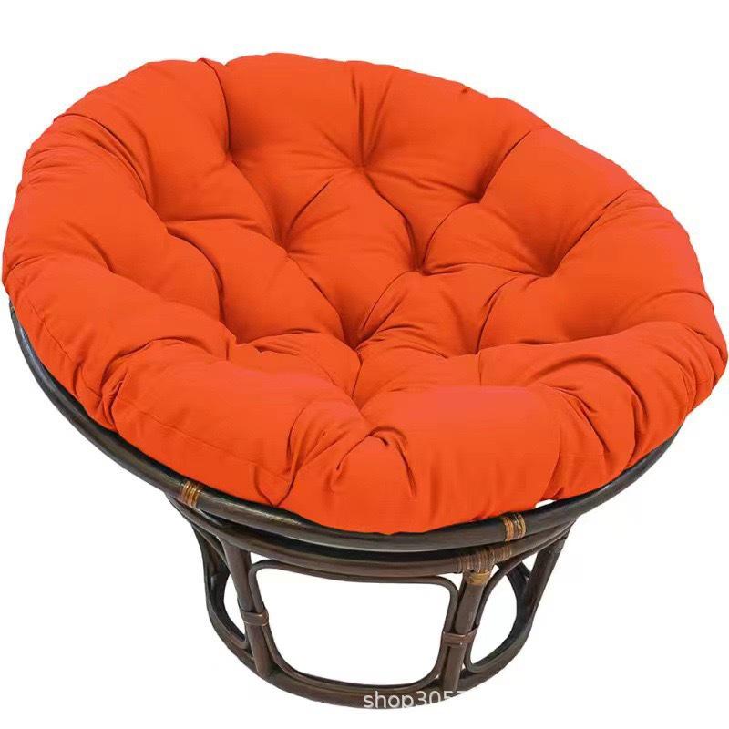Round Hanging Chair Cushion Set: Thickened Cushion & Backrest for Swing/Basket Chairs