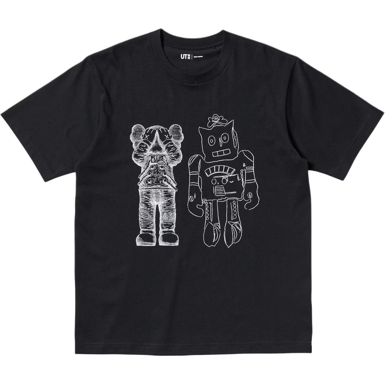 UNIQLO x KAWS x Warhol Graphic UT T-Shirt  Black  Men s 476351-09 L