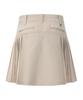E.PARCA Mode Look A-Line Side Pleated Skirt