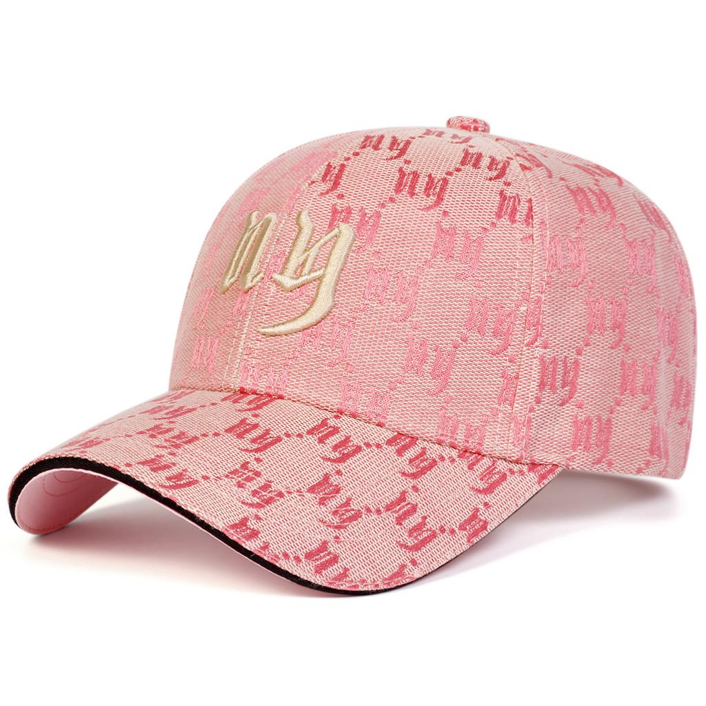 Baseball Stitching Embroidered Lettter Ny Neutral Gender Women  Men For Caps Spring And Autumn Outdoor Adjustable Casual Hats Sunscreen Hat Sports