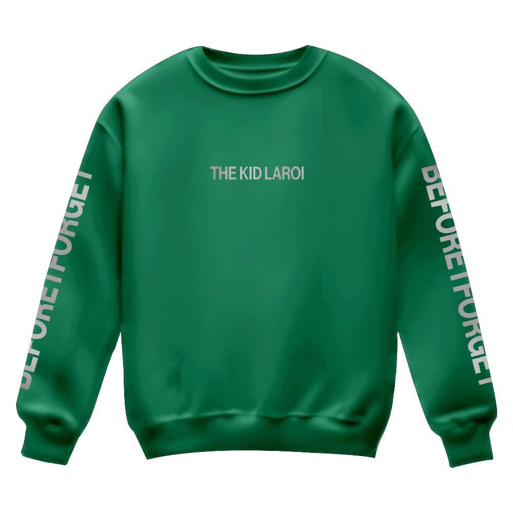 Maglia a maniche lunghe BIF The Kid LAROI Before I Forget Felpa girocollo Abbigliamento con stampa di nuovo motivo alla moda Donna Uomo Autunno Inverno Felpa