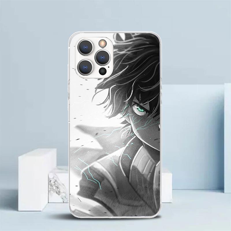 My Hero Anime Phone Case For IPhone 16 17 Air 16E 15 14 Plus 13 Mini 12 11 Pro Max 7 8 + SE 2020 Soft TPU Back Cover 16 17 Air 1