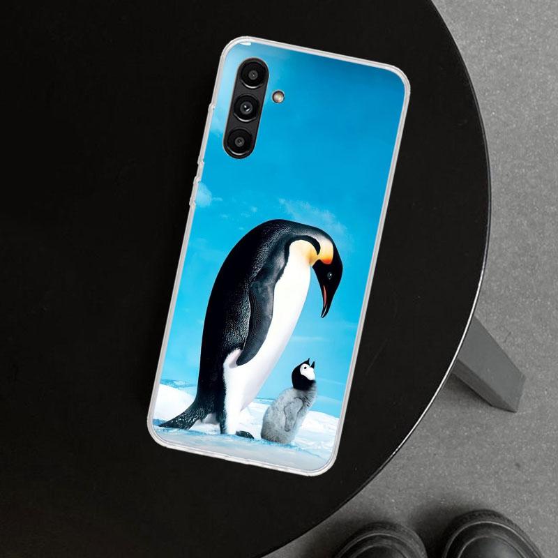 Pinguine Liebe am Nordpol Handyhülle Cover für Samsung Galaxy A17 A16 A26 A36 A56 A57 A37 A15 A25 A35 A55 A14 A24 A34 A54
