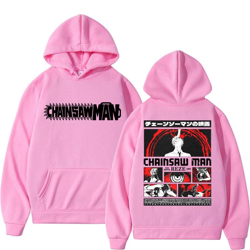 Japanese Anime Chainsaw Man Graphic Hoodie Men Women Fashion Vintage Cartoon Manga Sweatshirt Fleece Oversized Cotton
