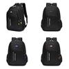 Oxford Cloth Unisex Travel Backpack With Letter Stripe Pattern For Commuting And School Use