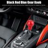 Universal Car Shift Knob, Aluminum Manual Gear Stick, Weighted Round Ball with 3 Adapters for Truck SUV
