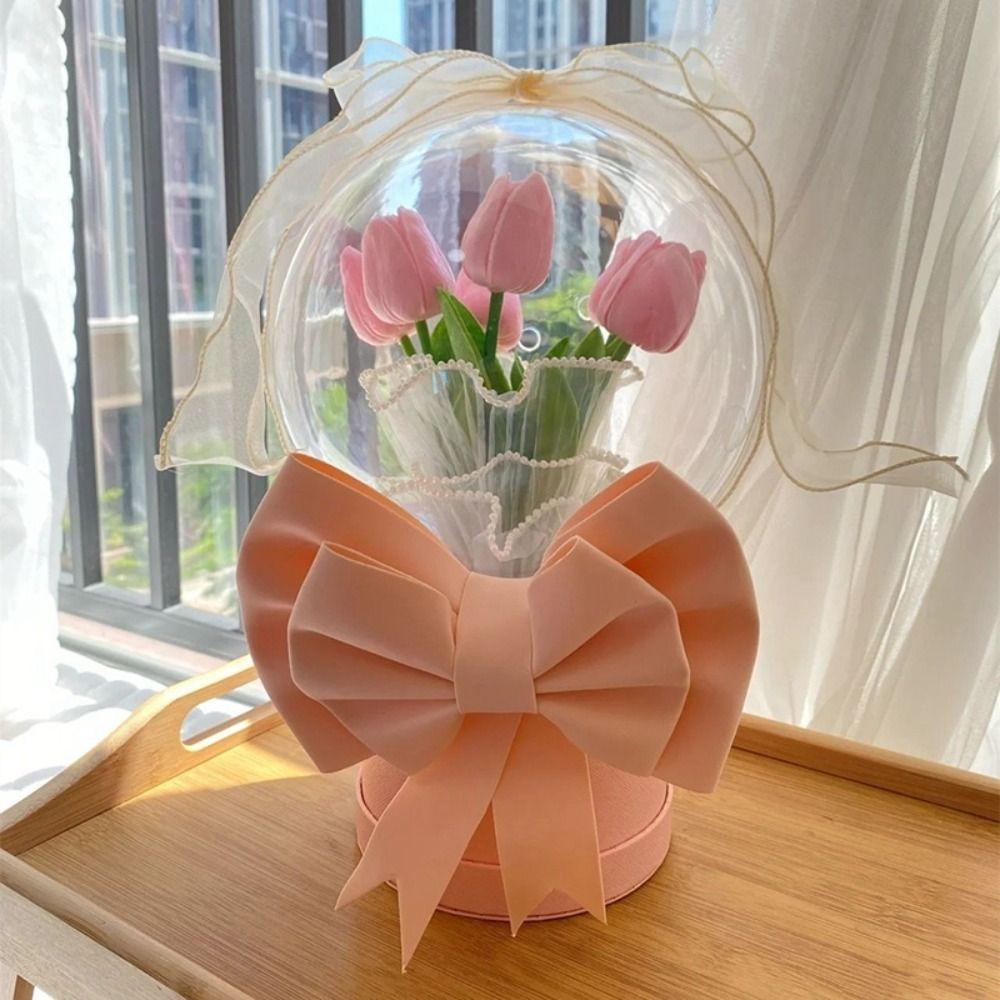 DIY Bouquet Holder Acrylic Bobo Balloons Stand  Wedding Birthday Party Decorations