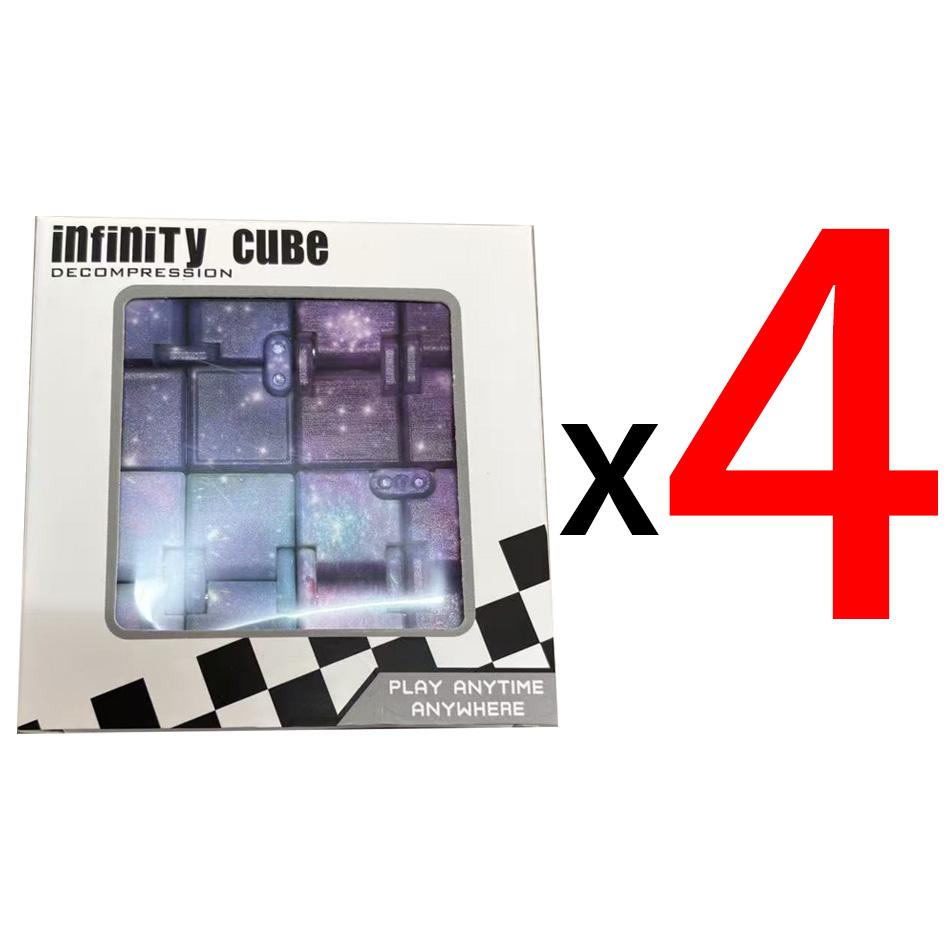 Magic Infinity Cube Flip - Fingertip Game Puzzle Toy For Adhd Anxiety Autism Hand Fidget Toy Antistress Finger Game For Children