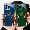 Noble Golden Eagle Ring For iPhone 17 Air 16 E 15 14 13 Plus 12 mini 17 Pro Max 11Pro XR Xs X 7 8 11 Tempered Glass Phone Case